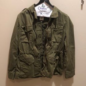 GAP army green bomber jacket